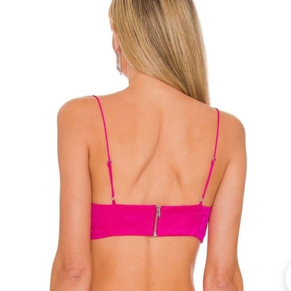 NWT Hot pink crop top by retrofete - Picture 2 of 2